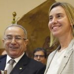 Federica Mogherini et Ramtane Lamamra. D. R.